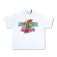 White mother hustler lightning bolt Urban Heavy Tee - NancyCooperArtShop
