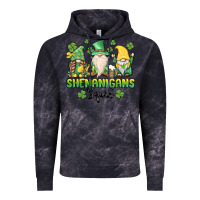 Cloud Black shenanigans squad gnomes st. patricks day Vintage Hoodie - MaliasSmallBusiness