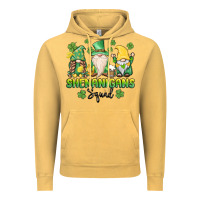 Vintage Mustard shenanigans squad gnomes st. patricks day Vintage Hoodie - MaliasSmallBusiness