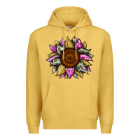 Antique Gold sunflower camouflage Premium Hoodie - JahusDesignShop