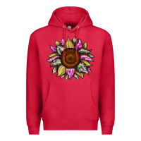 Cardinal sunflower camouflage Premium Hoodie - JahusDesignShop