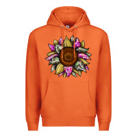 Carrot sunflower camouflage Premium Hoodie - JahusDesignShop