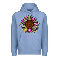 Colony Blue sunflower camouflage Premium Hoodie - JahusDesignShop