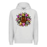 Dove Grey sunflower camouflage Premium Hoodie - JahusDesignShop