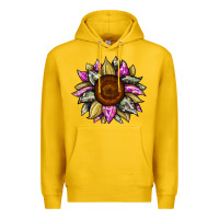 Lemon sunflower camouflage Premium Hoodie - JahusDesignShop
