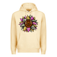 Pina Colada sunflower camouflage Premium Hoodie - JahusDesignShop