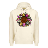Sandshell sunflower camouflage Premium Hoodie - JahusDesignShop