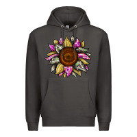 Smoke sunflower camouflage Premium Hoodie - JahusDesignShop