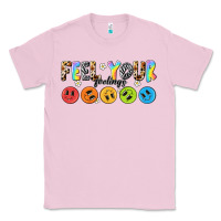 Bubblegum Pink feel your feelings Classic Tee - NancyCooperArtShop