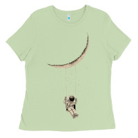Matcha Astronaut Moon Swing Ladies Tee - Bettercallsaul