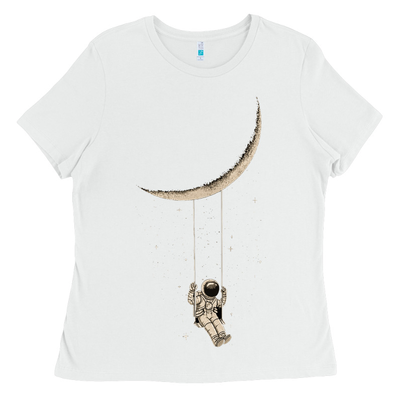 Astronaut Moon Swing Ladies Tee by Bettercallsaul | Teevron