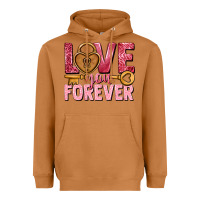 Meerkat Love you forever Valentine's Day Heavyweight Hoodie - HowdyJamesFarm