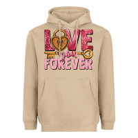 Mushroom Love you forever Valentine's Day Heavyweight Hoodie - HowdyJamesFarm