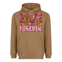 Toasted Coconut Love you forever Valentine's Day Heavyweight Hoodie - HowdyJamesFarm