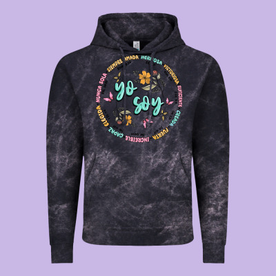 Yo Soy Inspiration Vintage Hoodie Designed By Maliassmallbusiness