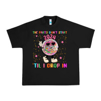 Black the party don t start til i drop in Urban Heavy Tee - MaliasSmallBusiness