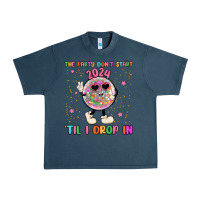 Midnight Navy the party don t start til i drop in Urban Heavy Tee - MaliasSmallBusiness