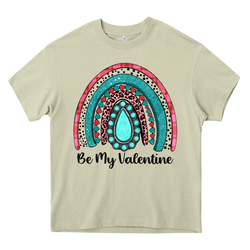 Be My Valentine Gemstone Rainbow Heavy Core Tee by JahusDesignShop | Teevron