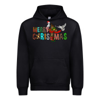 Black Merry christmas cross Urban Hoodie - FaDigitalArtStudio