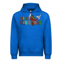 Cobalt Merry christmas cross Urban Hoodie - FaDigitalArtStudio
