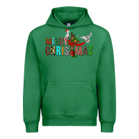 Emerald Merry christmas cross Urban Hoodie - FaDigitalArtStudio