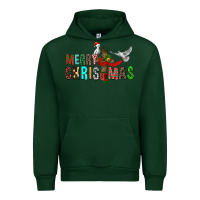 Forest Green Merry christmas cross Urban Hoodie - FaDigitalArtStudio