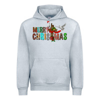 Heather Grey Merry christmas cross Urban Hoodie - FaDigitalArtStudio
