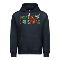 Navy Merry christmas cross Urban Hoodie - FaDigitalArtStudio