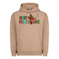 Pigment Burro Merry christmas cross Urban Hoodie - FaDigitalArtStudio