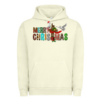 Pigment Pistachio Merry christmas cross Urban Hoodie - FaDigitalArtStudio