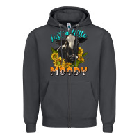 Smoke Just a Little Moody Zipper Hoodie - texasbilliewilder