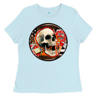 Baby Blue firefighter coasters Ladies Tee - AdoDesignShop