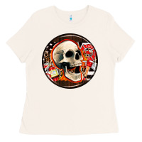 Bone firefighter coasters Ladies Tee - AdoDesignShop