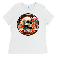 White firefighter coasters Ladies Tee - AdoDesignShop