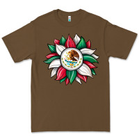 Cacao sunflower mexican flag Premium Tee - JahusDesignShop