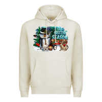 Oatmeal Heather its freezin season Premium Hoodie - CowGirlArtShop