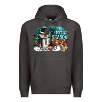Smoke its freezin season Premium Hoodie - CowGirlArtShop