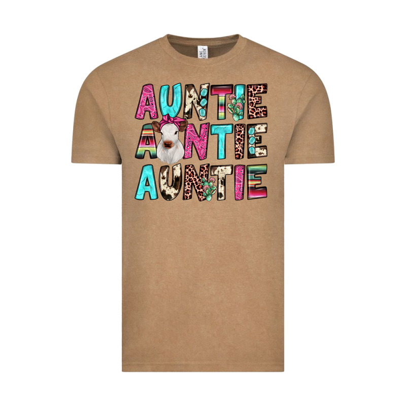 Auntie Heifer Cactus Vintage Tee by JahusDesignShop | Teevron