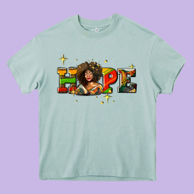 Hope Juneteenth Heavy Core Tee Designed By Adodesignshop
