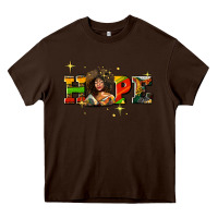 Chocolate Brown hope juneteenth Heavy Core Tee - AdoDesignShop