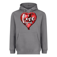Storm I love you heart balloon Valentine's Day Heavyweight Hoodie - HowdyJamesFarm