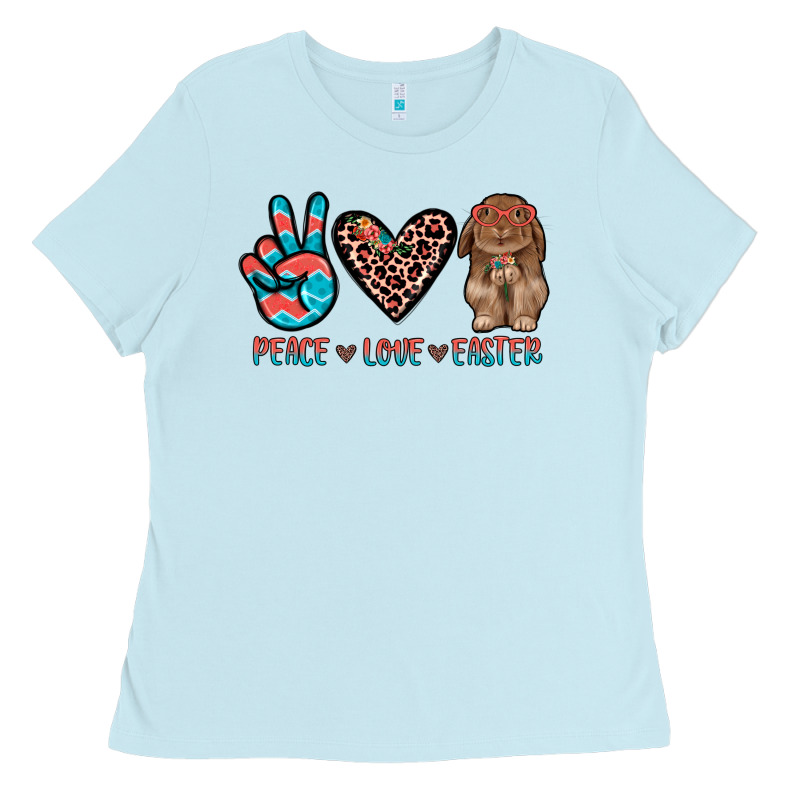 Peace Love Easter Ladies Tee by JahusDesignShop | Teevron