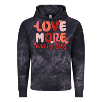 Cloud Black love more worry less Vintage Hoodie - MaliasSmallBusiness