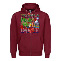 Burgundy Tequila made me do it Zipper Hoodie - NancyCooperArtShop