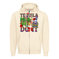 Sandshell Tequila made me do it Zipper Hoodie - NancyCooperArtShop