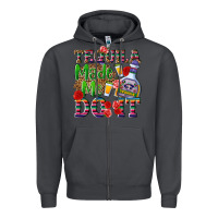 Smoke Tequila made me do it Zipper Hoodie - NancyCooperArtShop