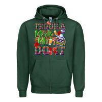 Sports Green Tequila made me do it Zipper Hoodie - NancyCooperArtShop