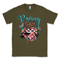 Army Green racing girl Classic Tee - JahusDesignShop