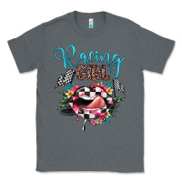 Charcoal Heather racing girl Classic Tee - JahusDesignShop