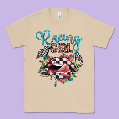Racing Girl Classic Tee Designed By Jahusdesignshop